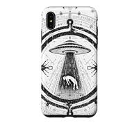 Enlèvement d'OVNI Géométrie Sacrée UAP extraterrestres Coque pour iPhone XS Max