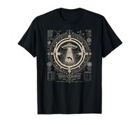 Enlèvement d'OVNI Géométrie Sacrée UAP extraterrestres T-Shirt