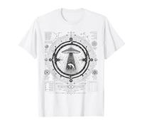 Enlèvement d'OVNI Géométrie Sacrée UAP extraterrestres T-Shirt