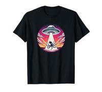 Enlèvement spatial extraterrestre par pieuvre T-Shirt