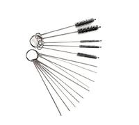 ENLIGMA Carburateur Moto Voiture Carburateur Carbone Brosse De Nettoyage Aiguille Outils Nettoyant Dirt Jet Enlever 10 Aiguilles De Nettoyage Et 5 Brosses Kits D'outils Carburateur Moto(1Pcs)