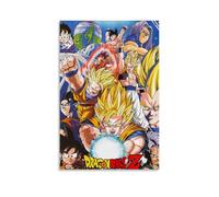 ENLLVKCBR Poster décoratif sur toile Dragon Ball Z - Impression d'art moderne pour chambre à coucher - 20 x 30 cm