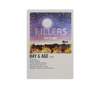 ENLLVKCBR Poster décoratif sur toile The Killers Day & Age - Décoration murale moderne pour chambre à coucher - 40 x 60 cm
