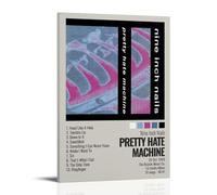 ENLLVKCBR Pretty Hate Machine Poster décoratif sur toile pour chambre à coucher 40 x 60 cm