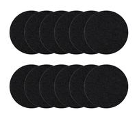 ENLOY Lot de 12 filtres à Compost Extra épais à Charbon Actif de Cuisine - Filtres de Rechange pour Poubelle à Compost - Filtres à Charbon Absorbant Les odeurs - 18,5 cm