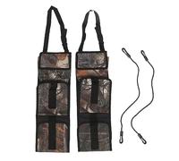 Enlybee Car Rear Seating Rod Rack, Rear Seats Fishing Pole Holder, 600D Oxford Cloth, to Install Fishing Rod Carrier with Additional, for Backseat Fishing Rod Storage in Cars