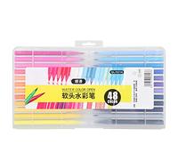 Enlybee Stylos d'aquarelle lavables, pointe pinceau souple avec contrôle précis, couleurs vives pour tous les niveaux de compétence, séchage rapide et portables, parfaits pour les peintures à