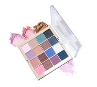 EnMart Paillettes holographiques pour nail art, 16 couleurs, effet miroir magique, facile à appliquer, effet aurore, poudre brillante, festival, vacances, nail art (01)