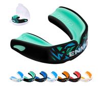 Enmo Maxilla Pro Gum Shield Protège-dents pour adulte et enfant de 10 ans et plus avec étui pour le rugby, la boxe, le hockey et les sports de contact - Protège-dents avec ébullition et morsure,