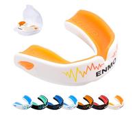 Enmo Maxilla Pro Gum Shield Protège-dents pour adulte et junior 10+ avec étui pour rugby, boxe, hockey et sports de contact - Protège-dents avec ébullition et morsure, technologie de canaux