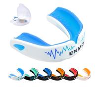Enmo Maxilla Pro Gum Shield Protège-dents pour adulte et junior 10+ avec étui pour rugby, boxe, hockey et sports de contact - Protège-dents avec ébullition et morsure, technologie de canaux
