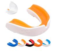 Enmo Maxilla - Protège-dents en gel pour adultes et enfants de 10 ans et plus avec étui pour le rugby, la boxe, le hockey et les sports de contact - Protège-dents avec ébullition et morsure