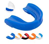 Enmo Maxilla - Protège-dents en gel pour adultes et enfants de 10 ans et plus avec étui pour le rugby, la boxe, le hockey et les sports de contact - Protège-dents avec ébullition et morsure,