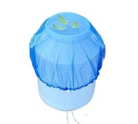 ENmrfvkz Grille pour réservoir d'eau de Pluie, Couverture 80cm de Maille Baril Pluie Cordon Multicolore for la Collecte et récolte d'eau(Blu)