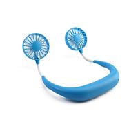 ENmrfvkz Ventilateur électrique à suspendre autour du cou, Mini ventilateur de cou suspendu réglable, rotation à 360 °, multicolore, for voyage et extérieur