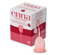 Enna Cycle Easy Cup Menstruelle Taille M| Silicone Médical | Réutilisable | Sans applicateur ni stérilisateur | Fabriquée en Espagne | Jusqu'à 12h de protection