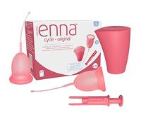 enna CYCLE "S" - 2 coupe menstruelles + Boîte de stérilisation + Applicateur