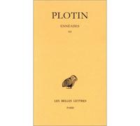 Ennéades. Tome III Tome 3 - Plotin - Belles Lettres - relié - Livre