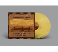 Ennio Morricone - Ennio Morricone, Il Buono Il Brutto Il Cattivo Bande Originale, Double Vinyle 180 gr Jaune et AudioCD Gratuit