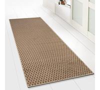 Ennis - Tapis de couloir - Pour cuisine, couloir et salon - Tapis à boucles fines - Antidérapant et antistatique - Tapis de couloir (80 x 150 cm)