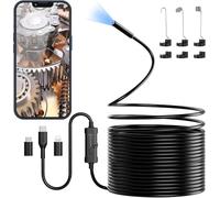 Ennovor Camera Endoscopique D'inspection 1920 HD Serpent avec 8 LED Pas de WiFi Camera Inspection Canalisation pour Android et iOS（10M）