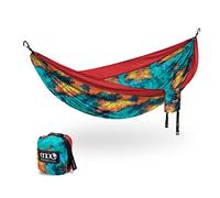 ENO, Eagles Nest Outfitters Hamac de Camping léger pour 1 à 2 Personnes, Teinture sur nœud/Rouge