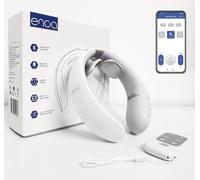 ENOA M5 Appareil de masseur cervical EMS/TENS, 6 Modes, 18 Niveaux, Chauffage 42°C, App & Télécommande, Sans Fil - Douleurs Cou