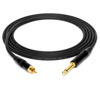 enoaudio Mogami 2534 Quad Câble Audio Professionnel asymétrique | Neutrik Gold RCA - 6,3mm TS | HiFi - 0,5 m