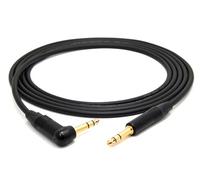 enoaudio Mogami 2534 Quad Câble Audio Professionnel symétrique | Neutrik Gold 6,3mm TRS - TRS coudée | HiFi - 3,0 m