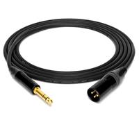 enoaudio Mogami 2534 Quad Câble Audio Professionnel symétrique | Neutrik Gold 6,3mm TRS - XLR mâle | HiFi - 5,0 m
