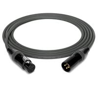 enoaudio Mogami 2534 Quad Professionel Studio Câble microphone symétrique | Neutrik Gold XLR femelle - XLR mâle | HiFi, gris, 3 m