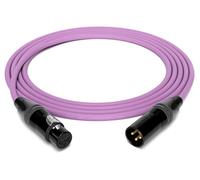 enoaudio Mogami 2534 Quad Professionel Studio Câble microphone symétrique | Neutrik Gold XLR femelle - XLR mâle | HiFi, violet, 0,5 m