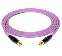 enoaudio Mogami 2534 Quad Professionel Studio Câble | Neutrik Gold RCA | HiFi, Violet, 3,0 m