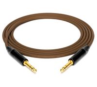 enoaudio Mogami 2534 Quad Professionel Studio Câble symétrique | Neutrik Gold TRS jack 6,3 mm | HiFi, marron 7 m