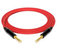 enoaudio Mogami 2534 Quad Professionel Studio Câble symétrique | Neutrik Gold TRS jack 6,3 mm | HiFi, rouge, 7 m