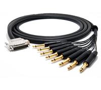 enoaudio Mogami 2932 8 Multipaire Câble analogique studio Breakout | Gold D-Sub 25 - Neutrik 6,3mm TS | HiFi - 2,0 m