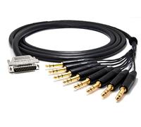 enoaudio Mogami 2932 8 Multipaire Câble analogique studio Breakout | Gold D-Sub 25 - Neutrik Gold 6,3mm TRS | HiFi - 1,0 m