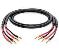 enoaudio Mogami 3103 (L,R) Paire de câbles de haut-parleur haute définition Or 24 carats Fiche banane T6S 2 m