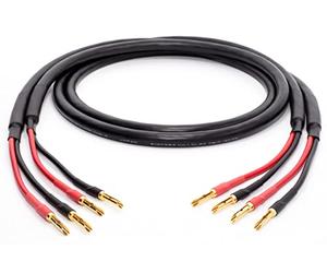 enoaudio Mogami 3103 (L,R) Paire de câbles de haut-parleur haute définition Or 24 carats Fiche banane T8 5 m
