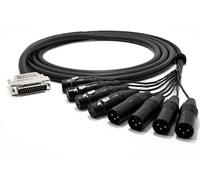 enoaudio Mogami 3162 8 Multipaire Câble Numérique AES/EBU 110 Ohm studio Breakout | Gold D-Sub 25 - Neutrik XLR | HiFi - Tascam Pinout, 1,0 m