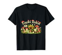 Enoki Dokie Cottagecore Champignon Nature Graphic T-Shirt