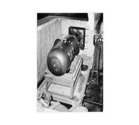 Enola Gay - First Atomic Bomb Nuclear Bomb Hiroshima Manhattan Project - Poster sur toile de la Seconde Guerre mondiale et art mural Impression moderne Famille Bedroo