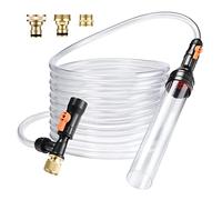 enomol Aspirateur à Gravier pour changeur d'eau d'aquarium, Outils de Nettoyage d'aquarium, Siphon Universel à Pompe Rapide pour Changement d'eau d'aquarium (15,2 m)