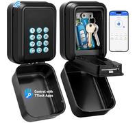 ENONEO Boîte s Sécurisée Exterieur |Bluetooth Connectée| Boitier Clefs Murale Digital Boite a Clef Connectee & Codes Multiples, IP65 Étanche Boite a Cle avec Code Rétroéclairé