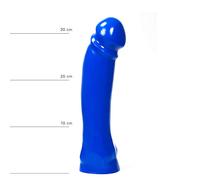 énorme gánt All Blue Dildo 37 x 7 cm bleu