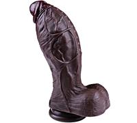 Énorme gode noir de 7,8 cm de diamètre,gode épais surdimensionné réaliste de 26,5 cm,Long à base d'aspiration,pénis surdimensionné XXL,pénis anal large,adapté aux hommes et aux femmes expérimentés