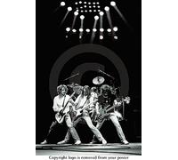 Énorme Status Quo Live In Glasgow 1981 maxi poster en papier mesure 91,5 x 61 cm