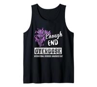 Enough End Ruban de Sensibilisation aux surdoses Violet Débardeur
