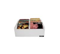 Enova HiFi Meuble hi-fi BAC 45T WH pour vinyles 45 tours Blanc