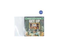 Accessoire platine vinyle Enova Hifi Lot de 100 pochettes haute qualité pour disques vinyle 45 tours PEV 100 HC 45T Transparent E